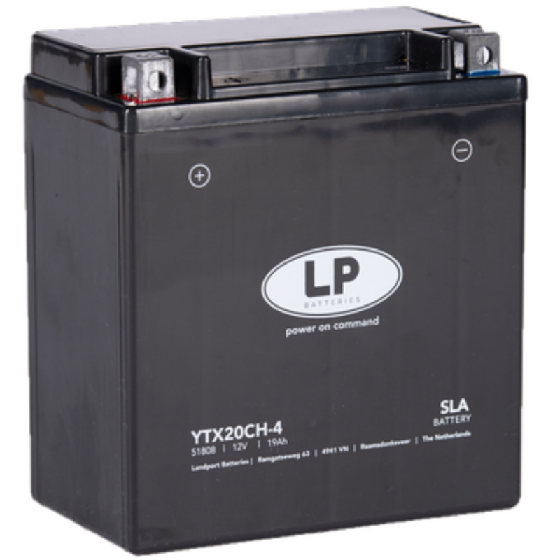 Batterie AGM SLA 12V 19Ah für Motorrad Startbatterie MS LTX20CH-4 von Landport