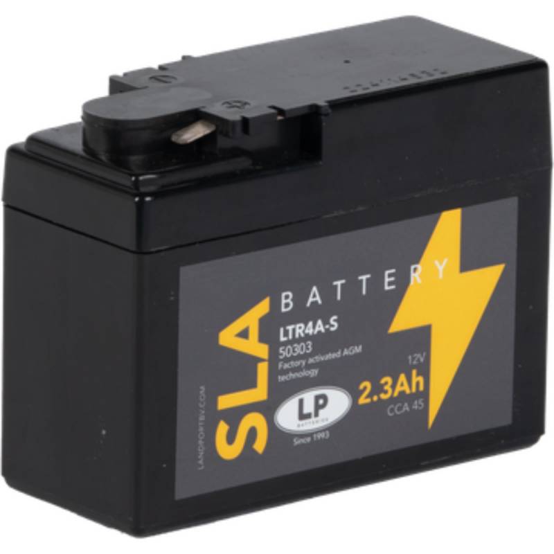 Batterie AGM SLA 12V 2,3Ah für Motorrad Startbatterie MS LTR4A-S von Landport