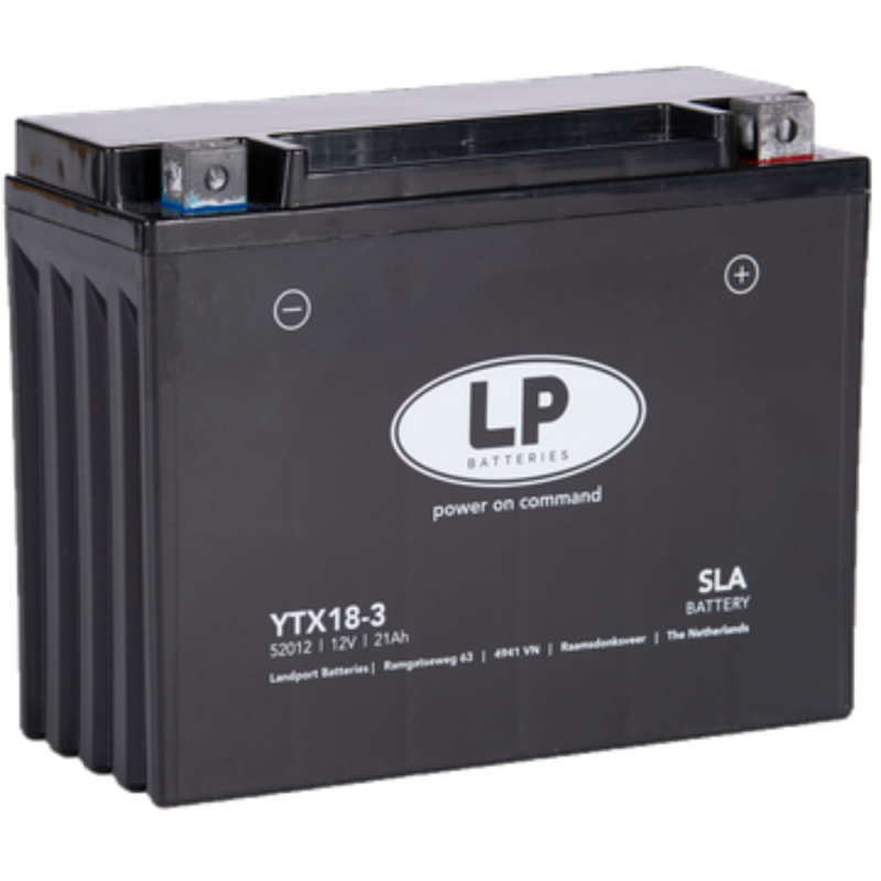 Batterie AGM SLA 12V 21Ah für Motorrad Startbatterie MS LTX18-3 von Landport