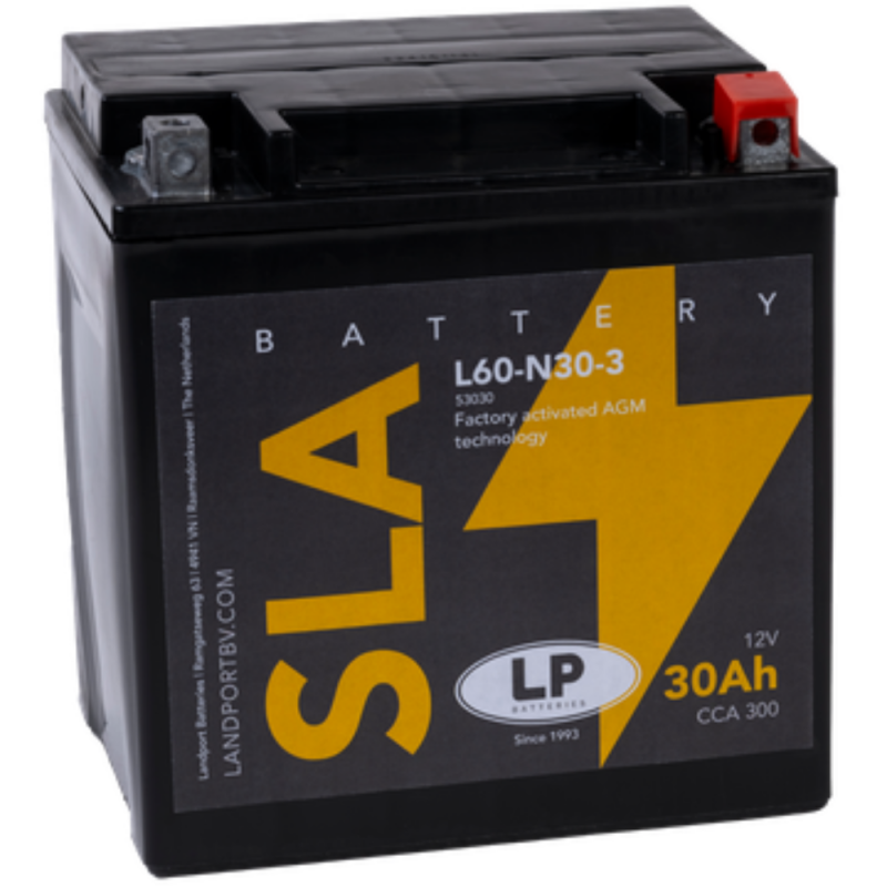 Batterie AGM SLA 12V 30Ah für Motorrad Startbatterie MS L60-N30-3 Batterie AGM SLA 12V 30Ah für Motorrad Startbatterie MS L60-N30-3 von Landport