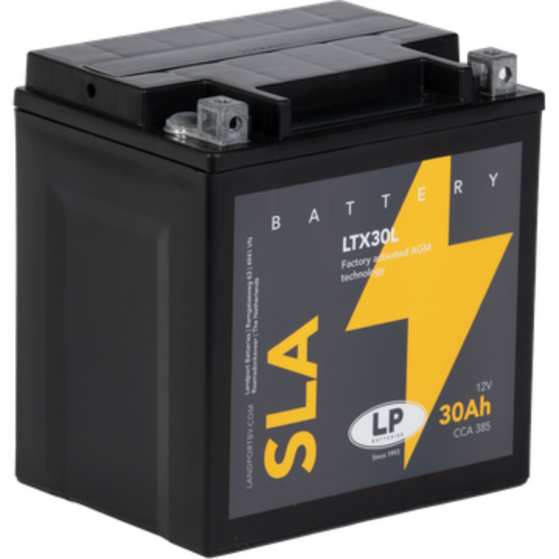 Batterie AGM SLA 12V 30Ah für Motorrad Startbatterie MS LTX30L von Landport