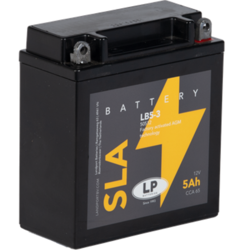 Batterie AGM SLA 12V 5Ah für Motorrad Startbatterie MS LB5-3 Batterie AGM SLA 12V 5Ah für Motorrad Startbatterie MS LB5-3 von Landport