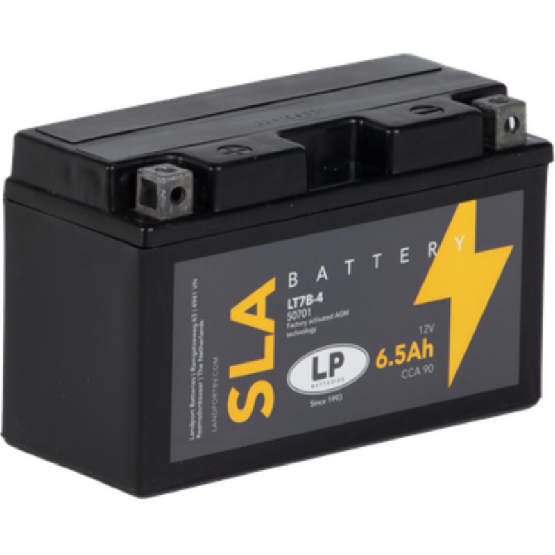 Batterie AGM SLA 12V 6,5Ah für Motorrad Startbatterie MS LT7B-4 Batterie AGM SLA 12V 6,5Ah für Motorrad Startbatterie MS LT7B-4 von Landport