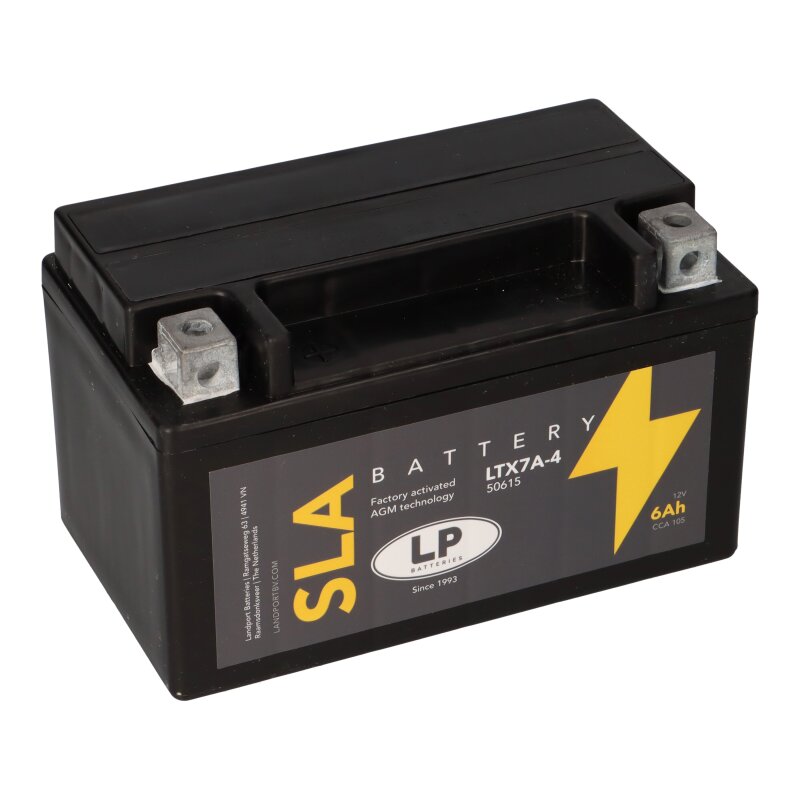 Batterie AGM SLA 12V 6Ah für Motorrad Startbatterie MS LTX7A-4 Batterie AGM SLA 12V 6Ah für Motorrad Startbatterie MS LTX7A-4 von Landport