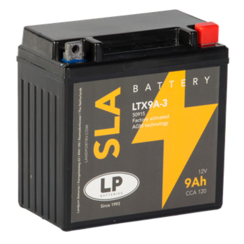 Batterie AGM SLA 12V 9Ah für Motorrad Startbatterie MS LTX9A-3 Batterie AGM SLA 12V 9Ah für Motorrad Startbatterie MS LTX9A-3 von Landport