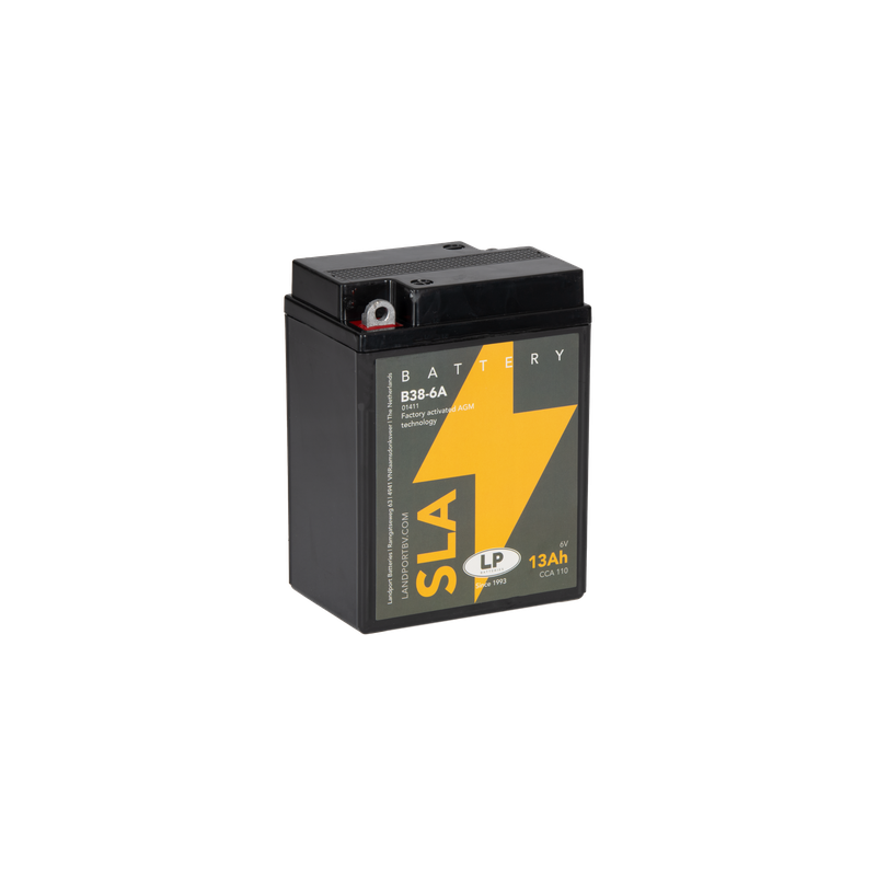 Batterie AGM SLA 6V 13Ah für Motorrad Startbatterie MS B38-6A Batterie AGM SLA 6V 13Ah für Motorrad Startbatterie MS B38-6A von Landport