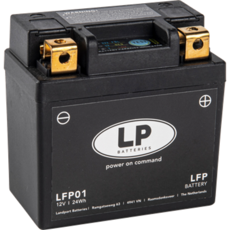Batterie LiFePO4 12,8V 24Wh für Motorrad Startbatterie ML LFP01 Batterie LiFePO4 12,8V 24Wh für Motorrad Startbatterie ML LFP01 von Landport