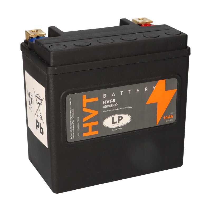 Batterie Nano-Gel 12V 14Ah für Motorrad Startbatterie MH HVT-8 Batterie Nano-Gel 12V 14Ah für Motorrad Startbatterie MH HVT-8 von Landport