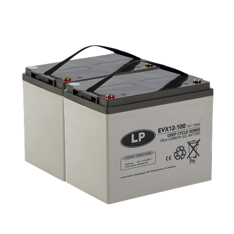 Blei Akku 2x 12V 100Ah passend für 24V Rollstuhl Elektromobil uvm Blei Akku 2x 12V 100Ah passend für 24V Rollstuhl Elektromobil uvm von Landport