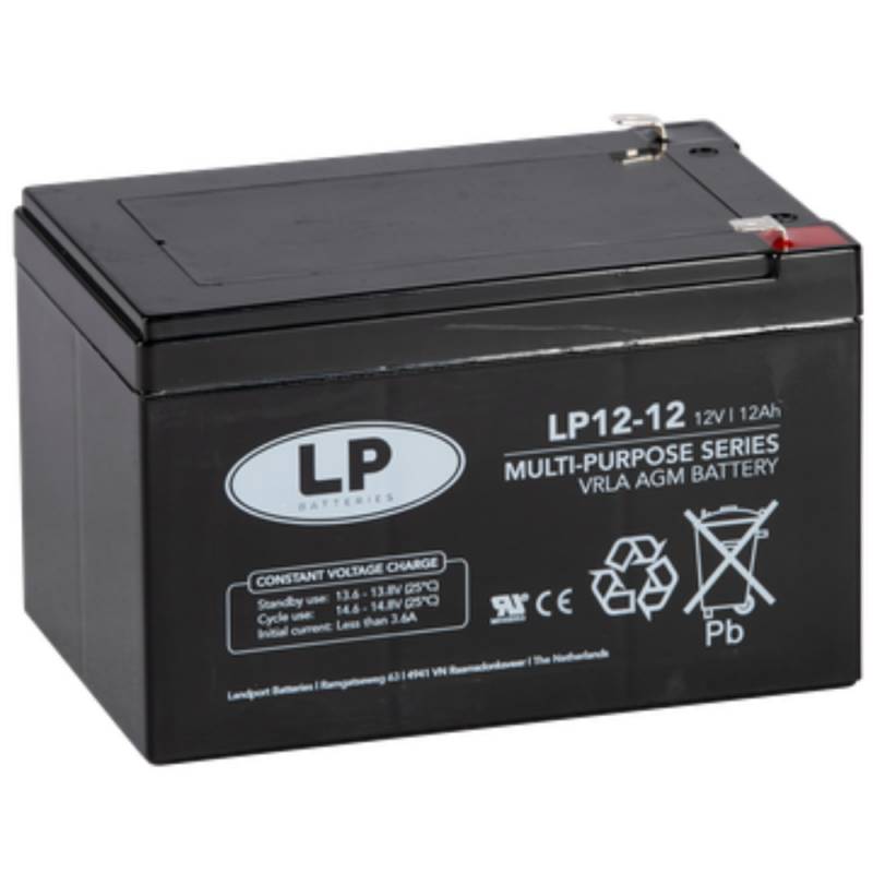 Landport Bleiakku 12V 12Ah AGM Batterie NSA LP12-12 T2 von Landport