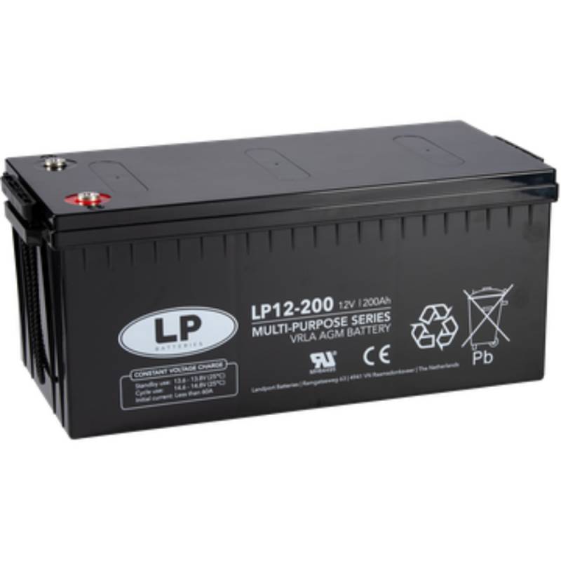 Landport Bleiakku 12V 200Ah AGM Batterie NSA LP12-200 T11 von Landport