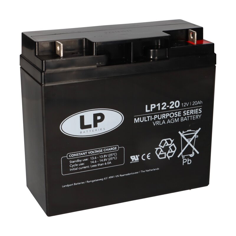 Landport Bleiakku 12V 20Ah AGM Batterie NSA LP12-20 T3 Landport Bleiakku 12V 20Ah AGM Batterie NSA LP12-20 T3 von Landport