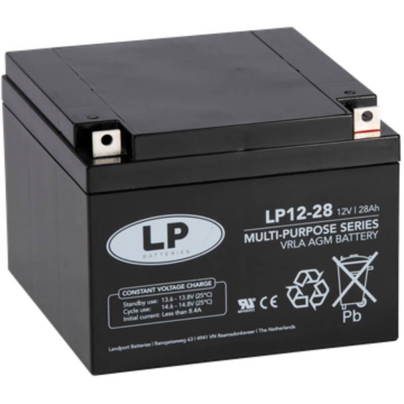 Landport Bleiakku 12V 28Ah AGM Batterie NSA LP12-28 T3 von Landport