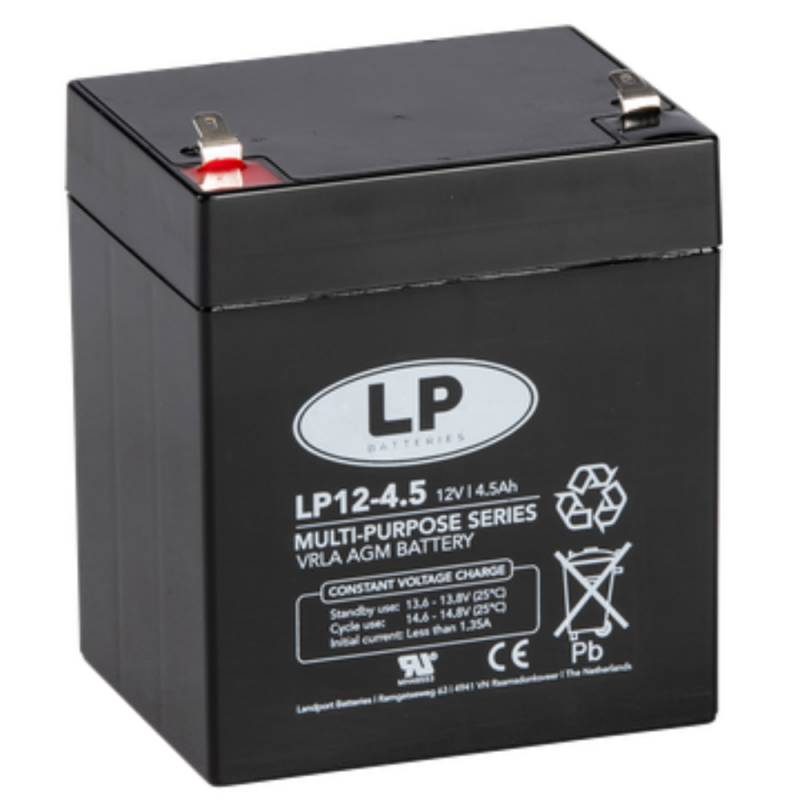 Landport Bleiakku 12V 4,5Ah AGM Batterie NSA LP12-4,5 T1 von Landport