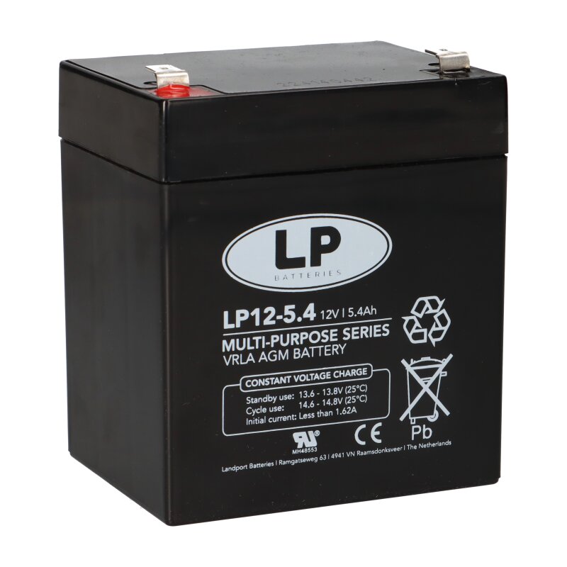 Landport Bleiakku 12V 5,4Ah AGM Batterie NSA LP12-5,4 T2 Landport Bleiakku 12V 5,4Ah AGM Batterie NSA LP12-5,4 T2 von Landport