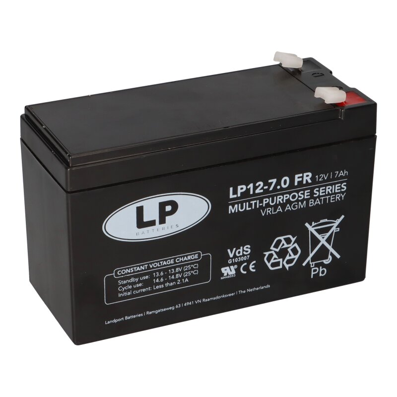 Landport Bleiakku 12V 7Ah AGM Batterie NSA LP12-7 T1 Landport Bleiakku 12V 7Ah AGM Batterie NSA LP12-7 T1 von Landport