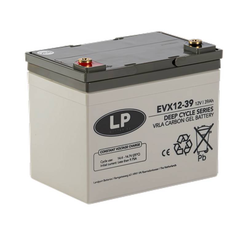 Landport LP EVX12039 12V 39Ah Deep-Cycle AGM-GEL Batterie von Landport