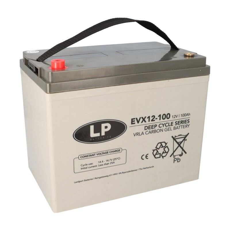 Landport LP EVX12100 12V 100Ah Deep-Cycle AGM-GEL Batterie von Landport