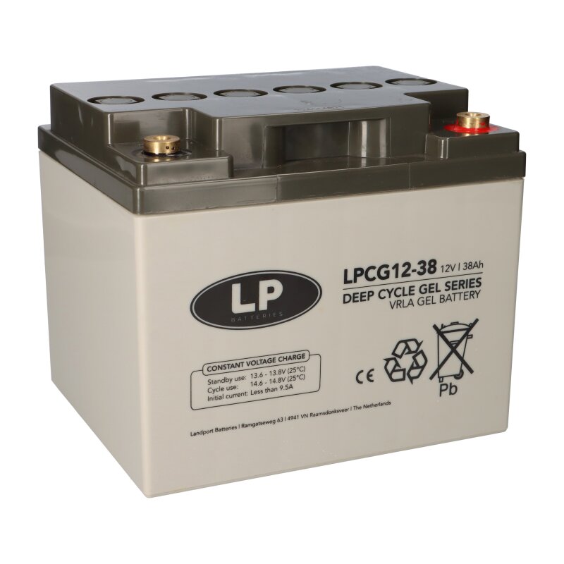 Landport LPCG12-38 VRLA GEL Akku 12V 38Ah wartungsfrei Landport LPCG12-38 VRLA GEL Akku 12V 38Ah wartungsfrei von Landport