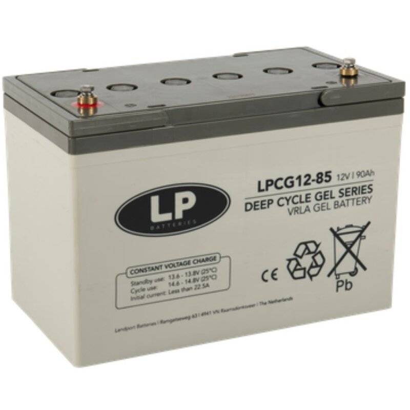 Landport LPCG12-85 VRLA GEL Akku 12V 90Ah wartungsfrei von Landport