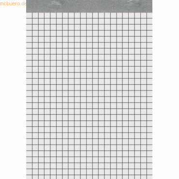 10 x Landre Notizblock A4 kariert ohne Deckblatt VE=50 Blatt von Landre