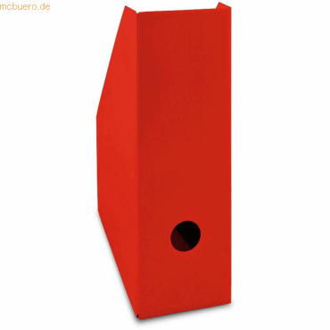 40 x Landre Stehsammler A4 extrabreit Karton rot von Landre