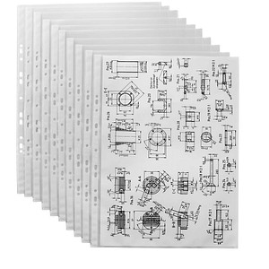 10 Lands Prospekthüllen DIN A3 transparent genarbt 0,08 mm 10 Lands Prospekthüllen DIN A3 transparent genarbt 0,08 mm von Lands