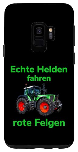 Hülle für Galaxy S9 Traktor Landwirt Trecker Echte Helden fahren rote Felgen von Landwirt T-Shirts und Bekleidung Bauer nordishland