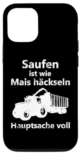 Hülle für iPhone 14 Mais häckseln Landwirt Bauer Landwirtschaft Alkohol saufen von Landwirt T-Shirts und Bekleidung Bauer nordishland