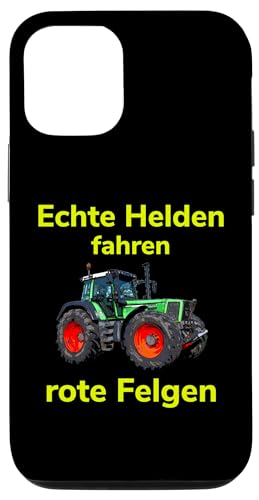 Hülle für iPhone 15 Trecker Landwirt Bauer Landwirtschaft Traktor rote Felgen von Landwirt T-Shirts und Bekleidung Bauer nordishland