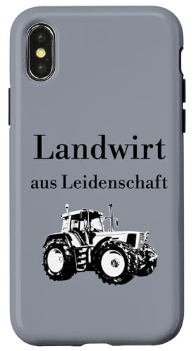 Hülle für iPhone X/XS Landwirt Bauer Trecker Traktor Schlepper Landwirtschaft von Landwirt T-Shirts und Bekleidung Bauer nordishland
