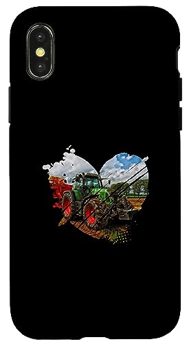 Hülle für iPhone X/XS Trecker Landwirt Bauer Landwirtschaft Schlepper Traktor von Landwirt T-Shirts und Bekleidung Bauer nordishland