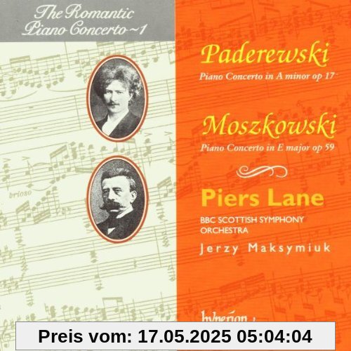 The Romantic Piano Concerto - Vol. 1 (Moszkowski / Paderewski) von Lane