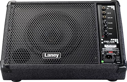 Laney CONCEPT Series CXP-108 - Active Stage Monitor - 80W - 8 inch Coaxial Woofer,Black von Laney