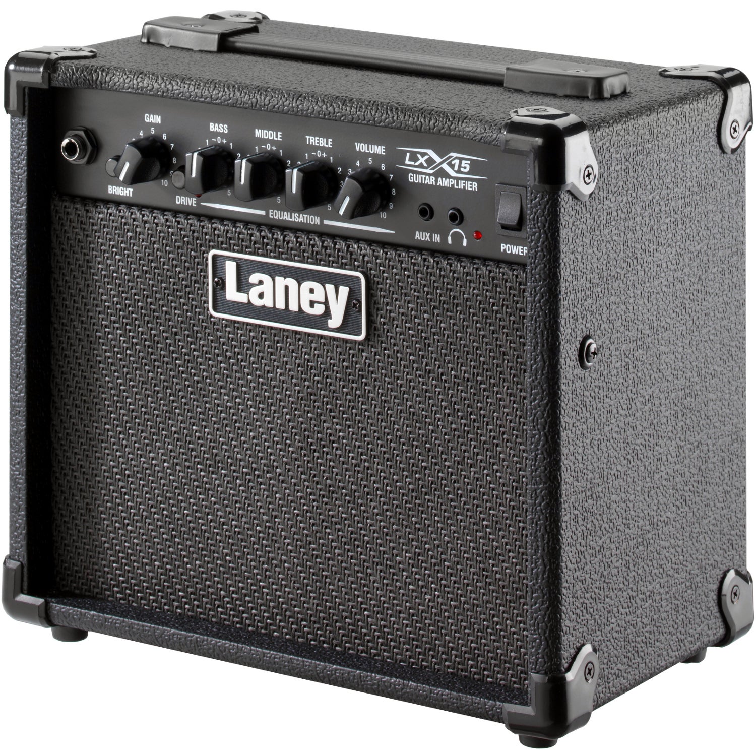Laney LX15 Black 15 W Gitarrenverstärker-Combo (Transistor) von Laney