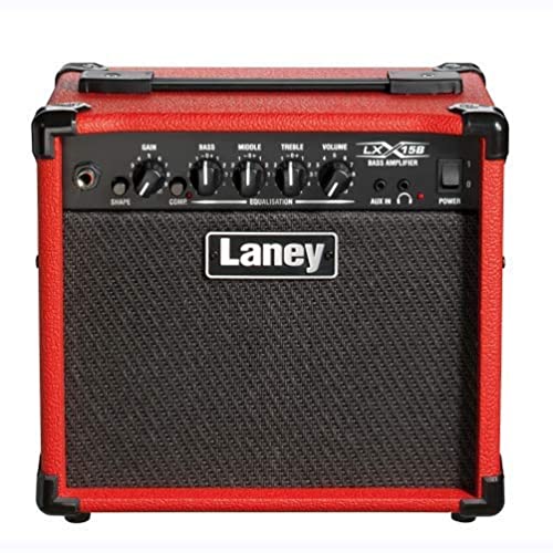 Laney LX15B LX Series - Bass Guitar Amp - 15 Watt - Red Laney LX15B LX Series - Bass Guitar Amp - 15 Watt - Red von Laney