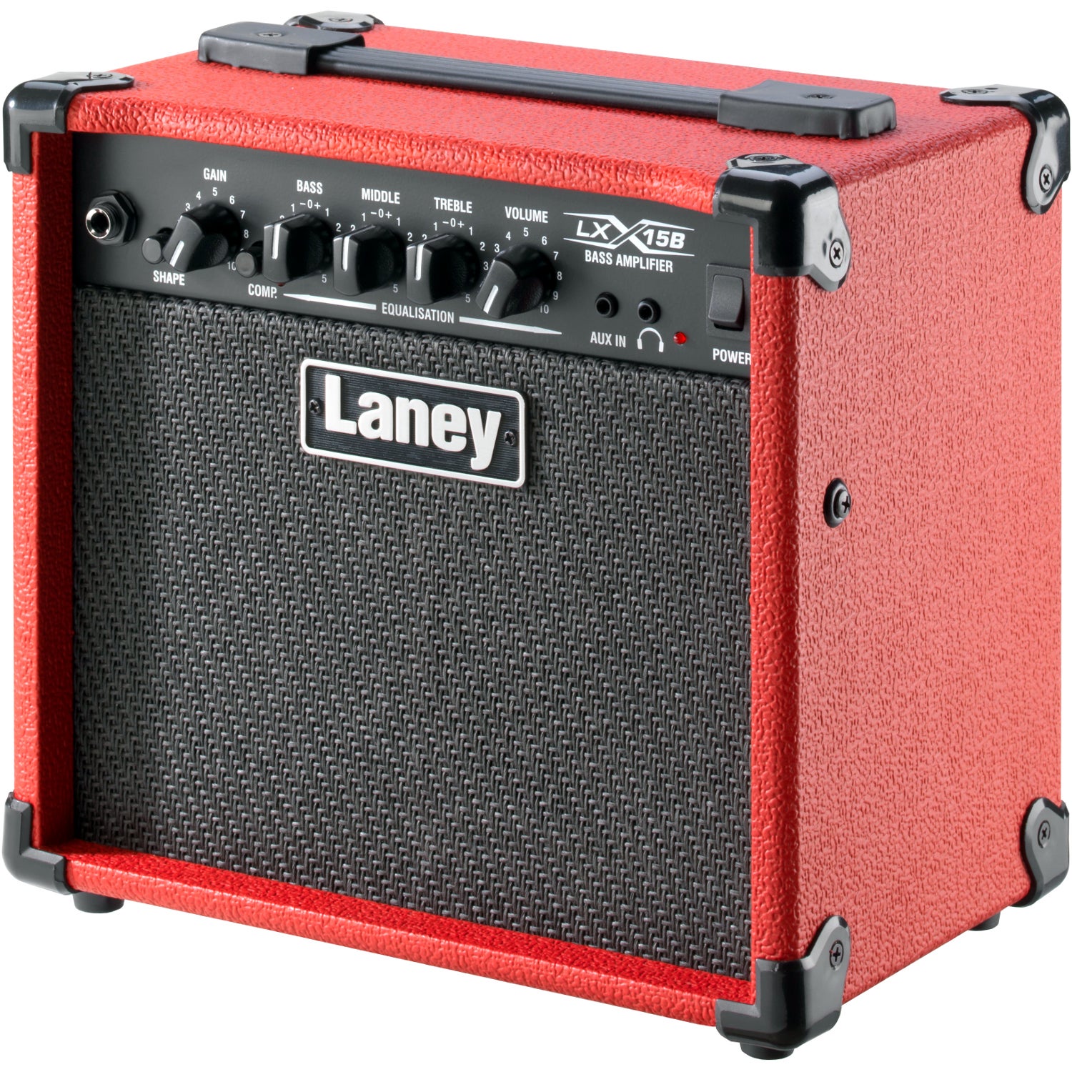 Laney LX15B-RED 15 W Bassverstärker-Combo, Red Laney LX15B-RED 15 W Bassverstärker-Combo, Red von Laney