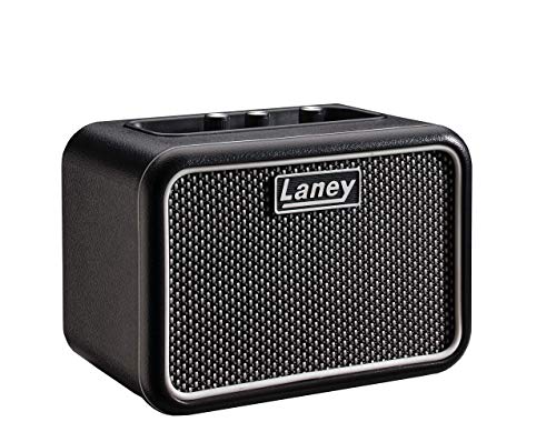 Laney MINI Series - Battery Powered Guitar Amplifier with Smartphone Interface - 3W - Supergroup Edition Schwarz von Laney