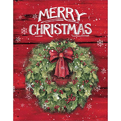 LANG 1004774 Weihnachtskarten, Motiv "Merry Christmas", 18 Karten, 19 Umschläge, 13 x 17 cm von Lang