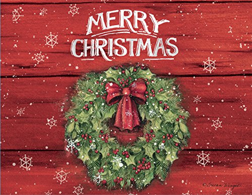 LANG 1004774 Weihnachtskarten, Motiv "Merry Christmas", 18 Karten, 19 Umschläge, 13 x 17 cm von Lang