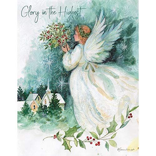LANG 1004840 Weihnachtskarten, Engel der Weihnachten, in Geschenkbox von Lang