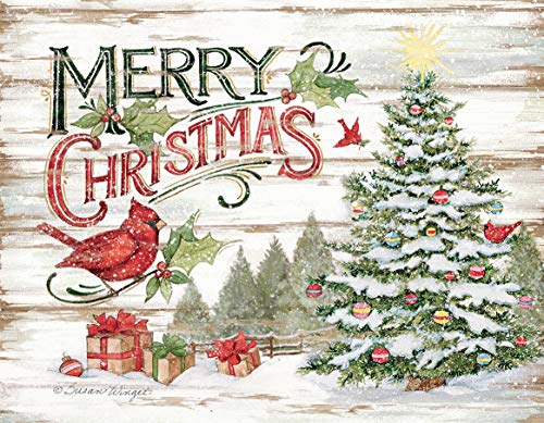LANG 1004866 Weihnachtskarten, Motiv: Kiefernwald von Lang