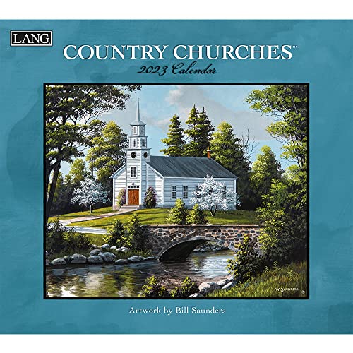 LANG Country Churches Wandkalender 2023 von Lang