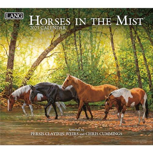 LANG Horses In The Mist 2025 Wandkalender (25991001917) von Lang
