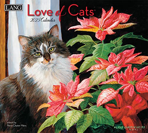 LANG Love of Cats Wandkalender 2023 von Lang