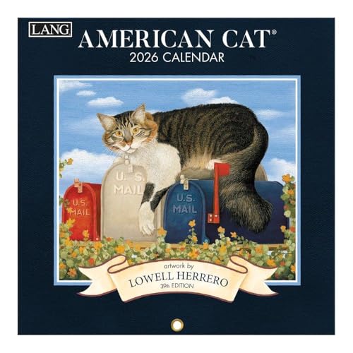 Lang, American Cat 2026 Mini-Wandkalender von Lang