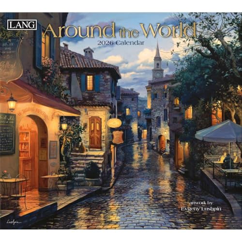 Lang, Around The World Wandkalender 2026 von Evgeny Lushpin von Lang