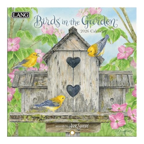 Lang, Birds in The Garden 2026 Mini-Wandkalender von Lang