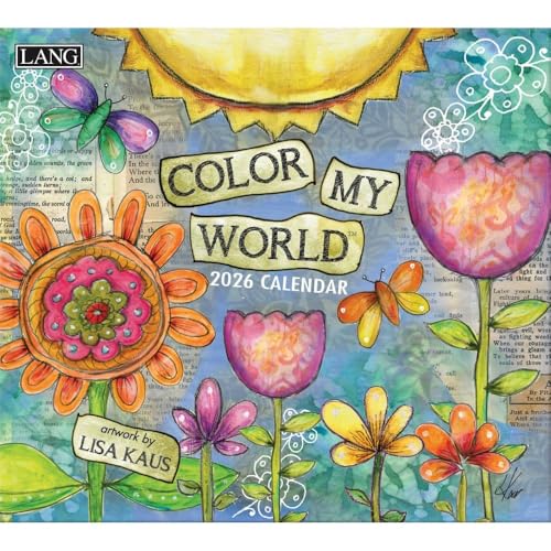 Lang, Color My World Wandkalender 2026 von Lisa Kaus von Lang