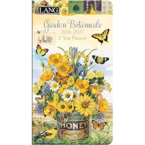 Lang, Garden Botanicals Taschenplaner 2 Jahre 2026 von Lang